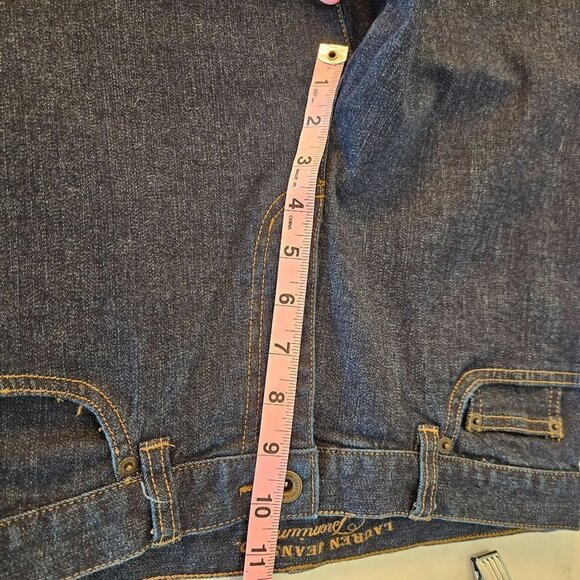 Lauren Jeans Co. Premium Blue Jeans Straight Leg, Size 6 - Picture 7 of 11